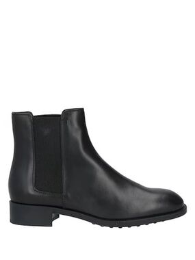 NEW Tod’s Italy Black Leather Ankle Chelsea Boots Booties Women’s US 9.5 Eu 39.5